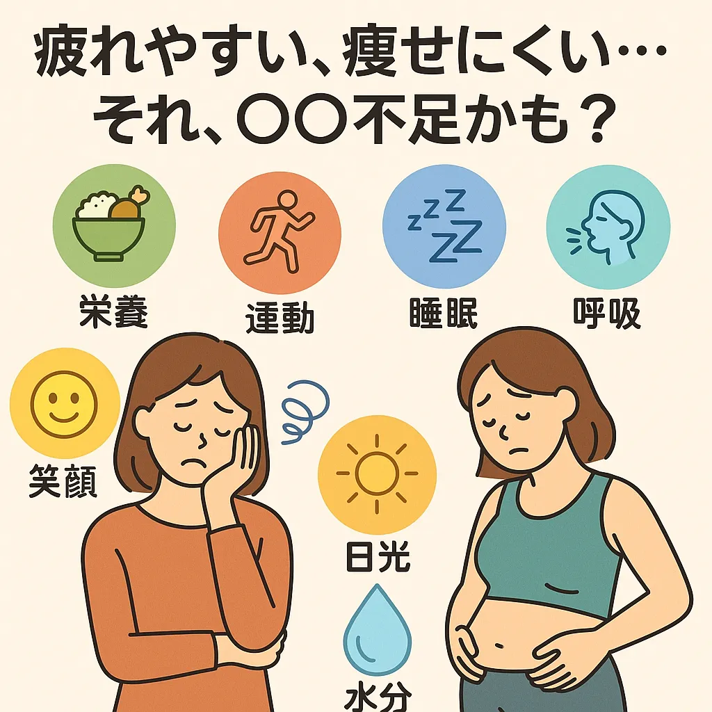 40代女性必見！疲れやすい原因と改善法