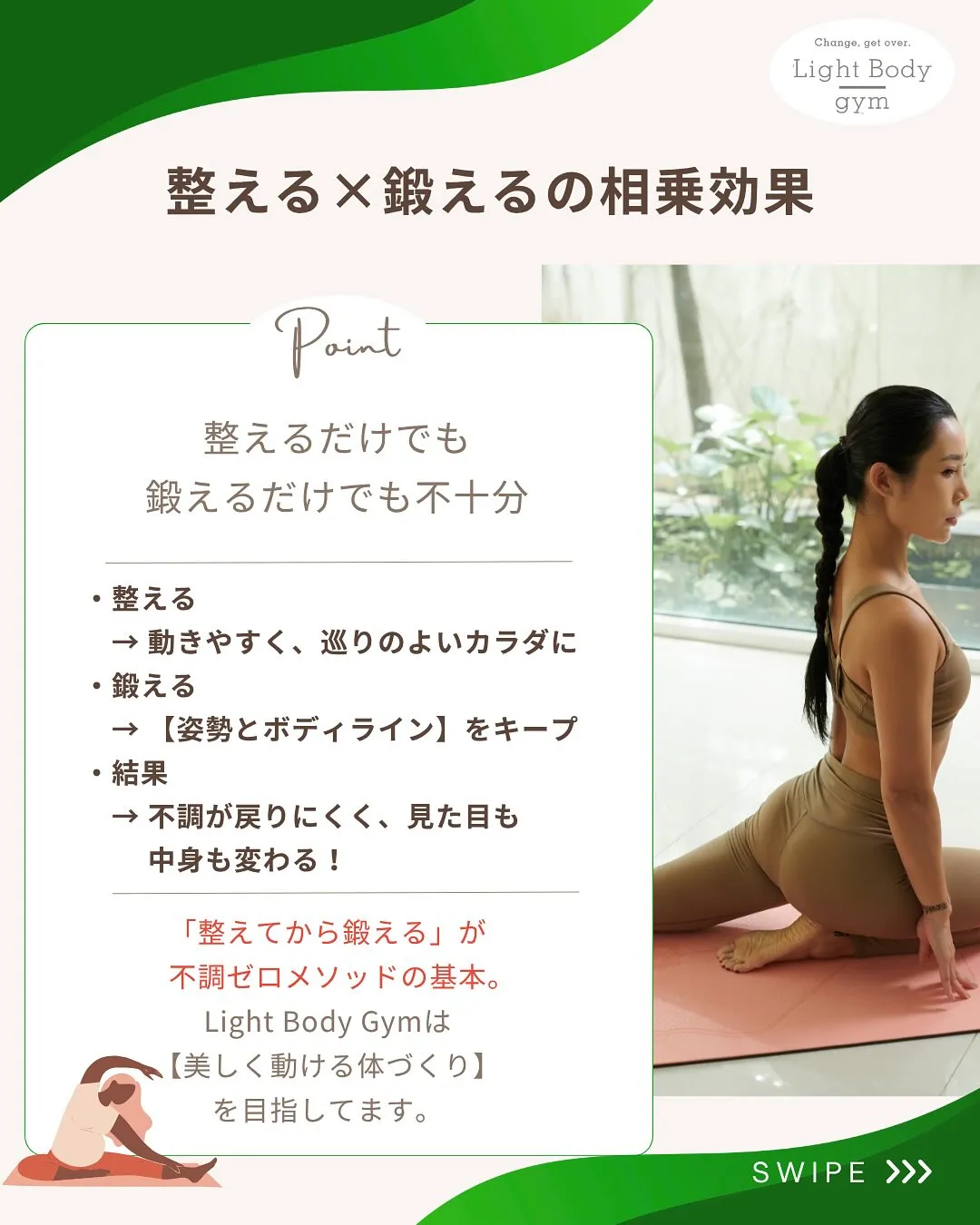 ・整体に通ってもすぐ戻る